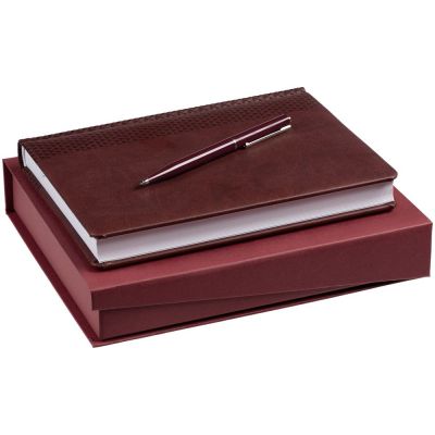 Набор Brand Duo, бордовый-0