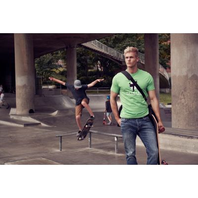 Футболка мужская Heavy, зеленое яблоко-3