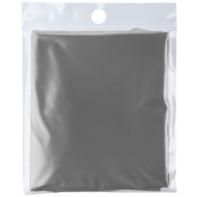 Дождевик-плащ CloudTime, серебристый-3