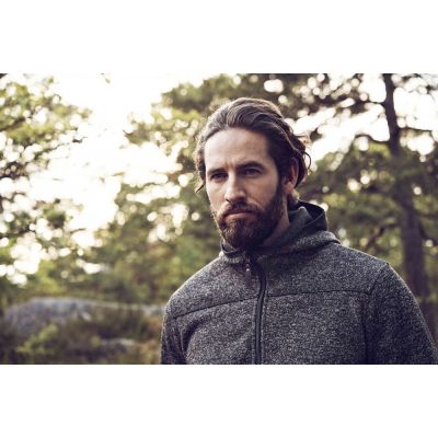 Куртка флисовая мужская RICHMOND, серый меланж-8