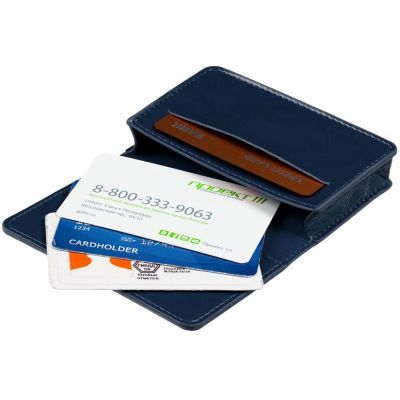 Футляр для визиток Nebraska, синий-2