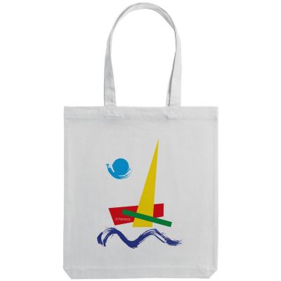 Холщовая сумка «Форма Лахты», белая-1