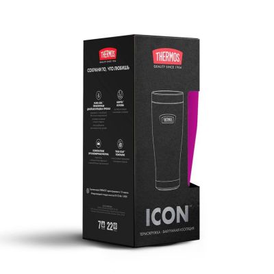 Термокружка Icon 470, фиолетовая-7