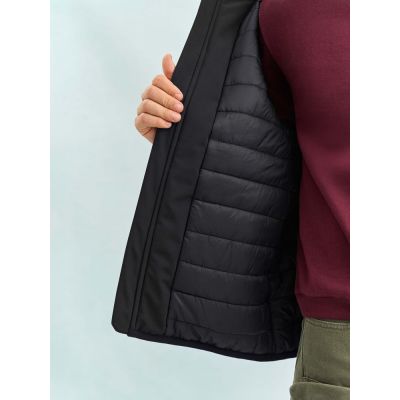 Жилет софтшелл унисекс Falcon BW, темно-серый-5