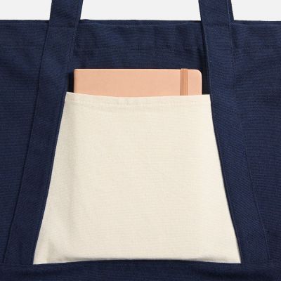 Шопер Shophop, синий с неокрашенным-4