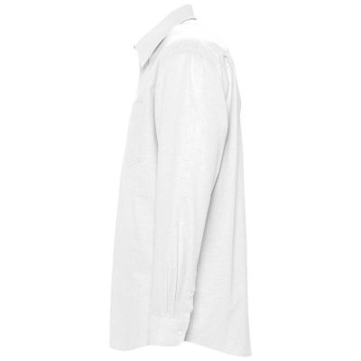 Рубашка мужская с длинным рукавом Boston, белая-2