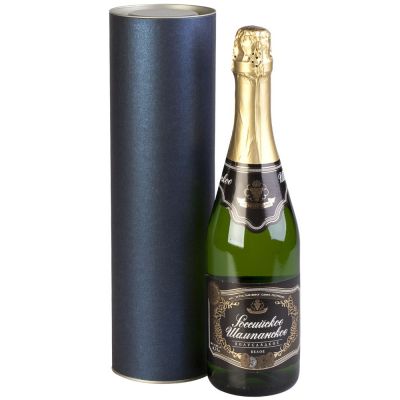 Тубус подарочный «Блеск», серебристый-1