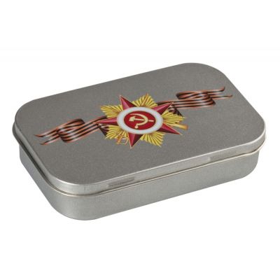 Коробка Pragmax S, прямоугольная, серебристая-3