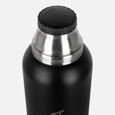 Термос Relaxika 1600 со стикерпаком, черный-4