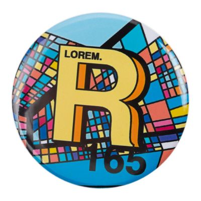 Значок закатной Pinback на заказ, L-1