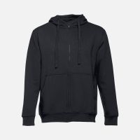 Толстовка мужская на молнии с капюшоном Amsterdam, черная