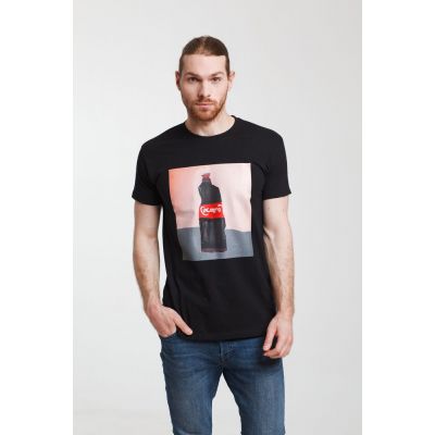 Футболка «Кола», черная-0