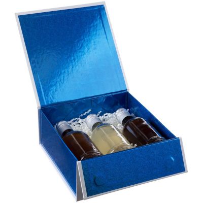 Коробка складная Gallant, M, белая с синим-3