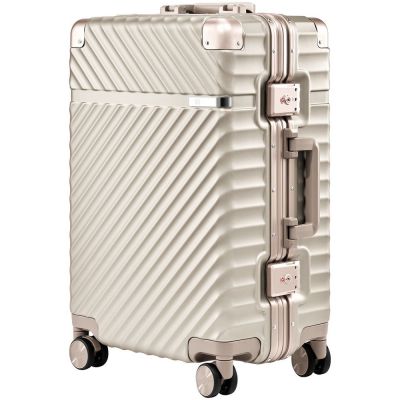 Чемодан Aluminum Frame PC Luggage V1, золотистый-2