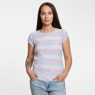 Футболка женская Rayet Lady двусторонняя, красная с синим-8