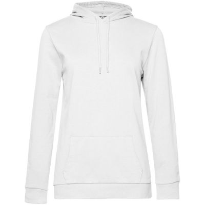 Толстовка с капюшоном женская Hoodie, белая-0
