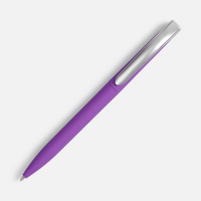 Ручка шариковая Pin Soft Touch, ver.2, фиолетовая-1