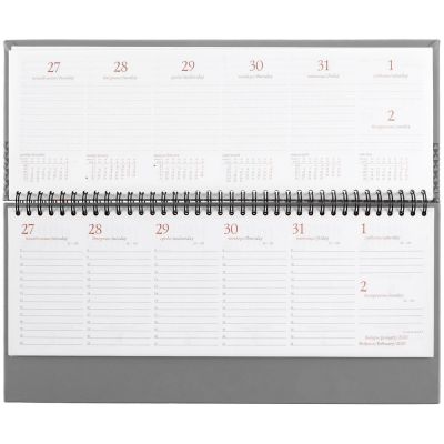 Планинг Brand, датированный, серый-2