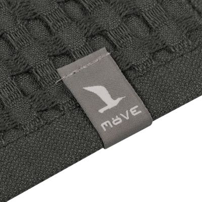 Полотенце вафельное Piquee, среднее, серое-4