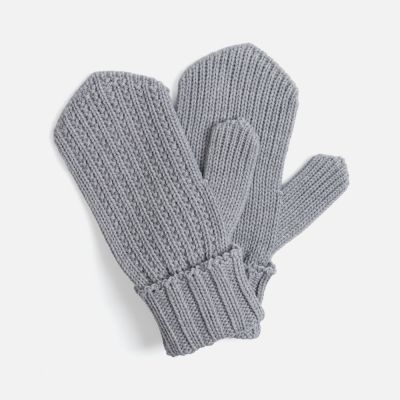 Варежки Nordkyn, светло-серый меланж-0
