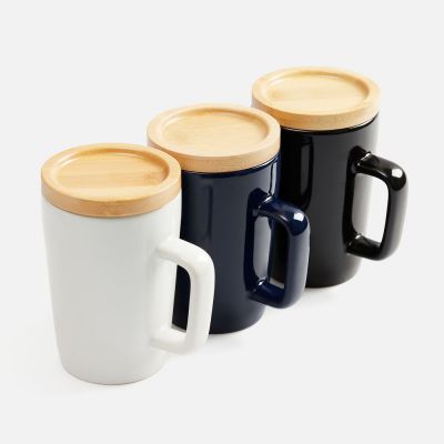 Кружка Vierra с крышкой-костером, черная-4