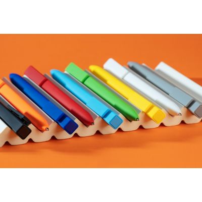 Ручка шариковая Swiper SQ Soft Touch, красная-7