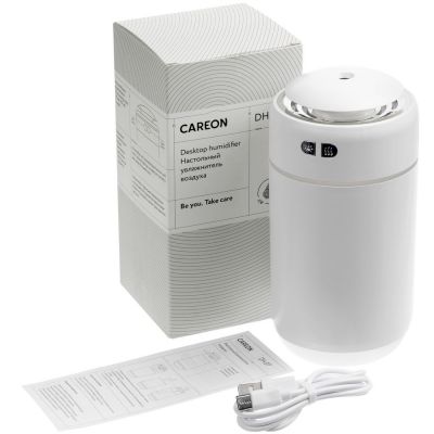 Настольный увлажнитель воздуха с подсветкой DH07, белый-6