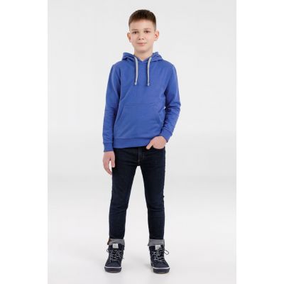 Толстовка с капюшоном детская Kirenga Kids, ярко-синяя-2