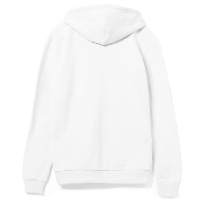 Толстовка на молнии с капюшоном Siverga Heavy, белая (белоснежная)-1