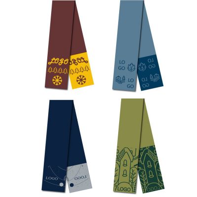 Шарф на заказ Tricksy Rand, M, полушерсть-0