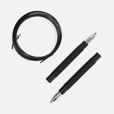 Скоростная скакалка Profi Comfi, черная-2