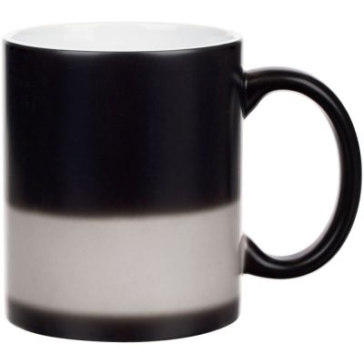 Кружка «Хамелеон», ver.3, матовая, черная-2