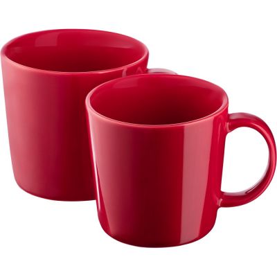 Кружка Valotti Medio, красная-3