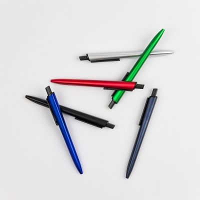 Ручка шариковая Informa, металлик, зеленая-4