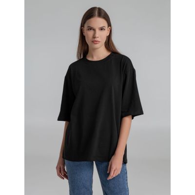 Футболка оверсайз Slope, черная-3