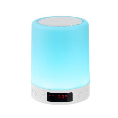 Мультимедийная станция с подсветкой glowShow, белая-11