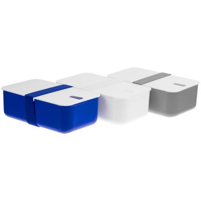 Ланчбокс Lunch Hour, белый с серым-6