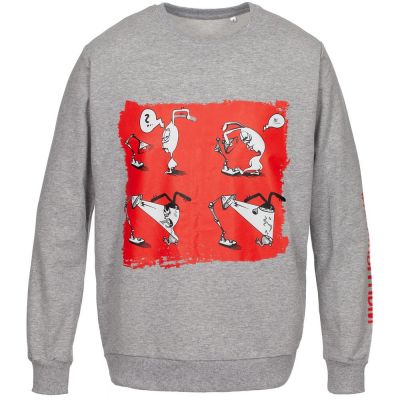 Толстовка «Ногиотушей», серый меланж-0