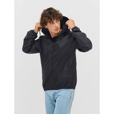 Ветровка унисекс Shield, черная-4