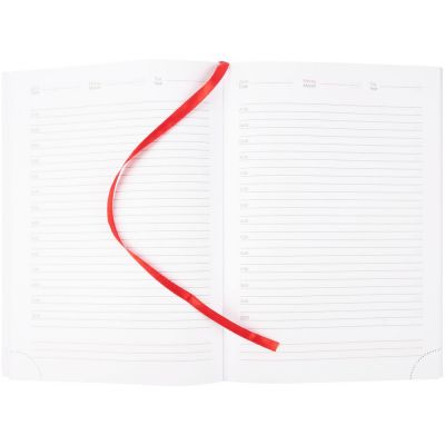 Ежедневник Prizma, недатированный, красный-3