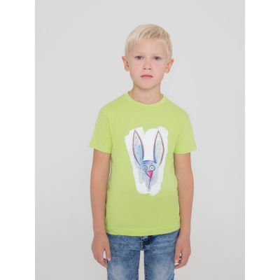 Футболка детская Funny Animals, зеленое яблоко-3