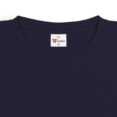 Футболка унисекс T-Bolka 180, темно-синяя-3