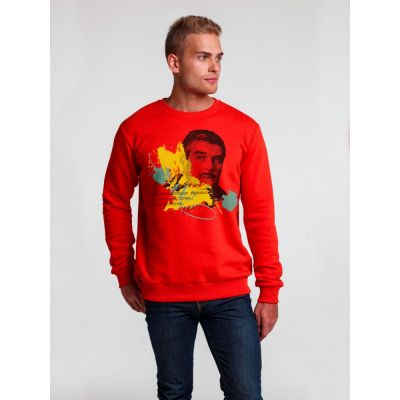 Толстовка «Цитаты. Довлатов. Вранье», красная-2