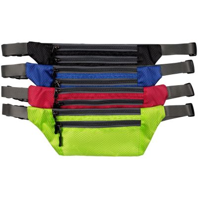 Спортивная поясная сумка Run for Fun, красная-4