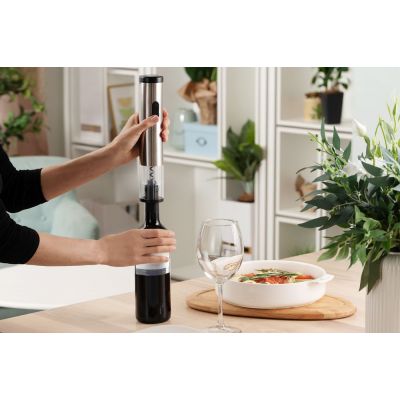 Электрический штопор с ножом для фольги Avanti, серебристый-4