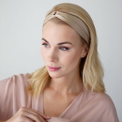 Повязка для волос Essential, бежевая-2