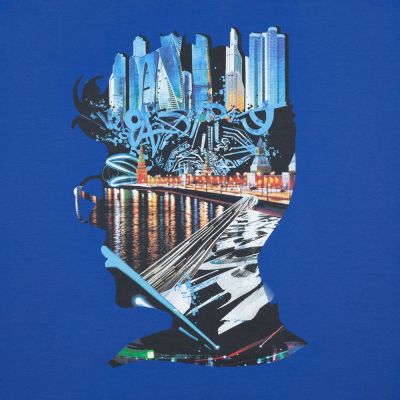 Футболка Moscow Boy, ярко-синяя-2