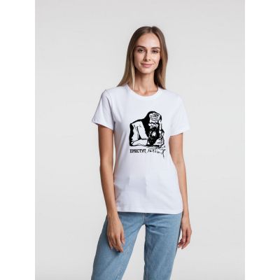 Футболка женская «Приступ лени», белая-0