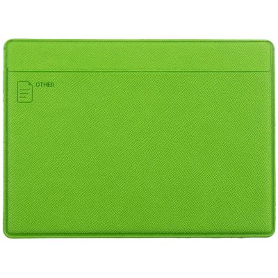 Обложка для автодокументов Devon Light, зеленая-1