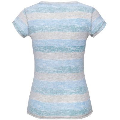 Футболка женская Rayet Lady двусторонняя, голубая с зеленым-1